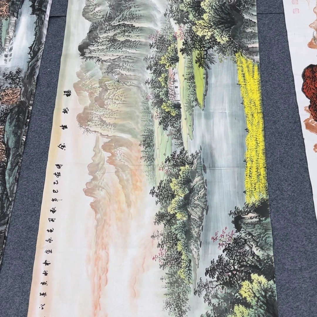 国画宣纸手绘，手工作品
