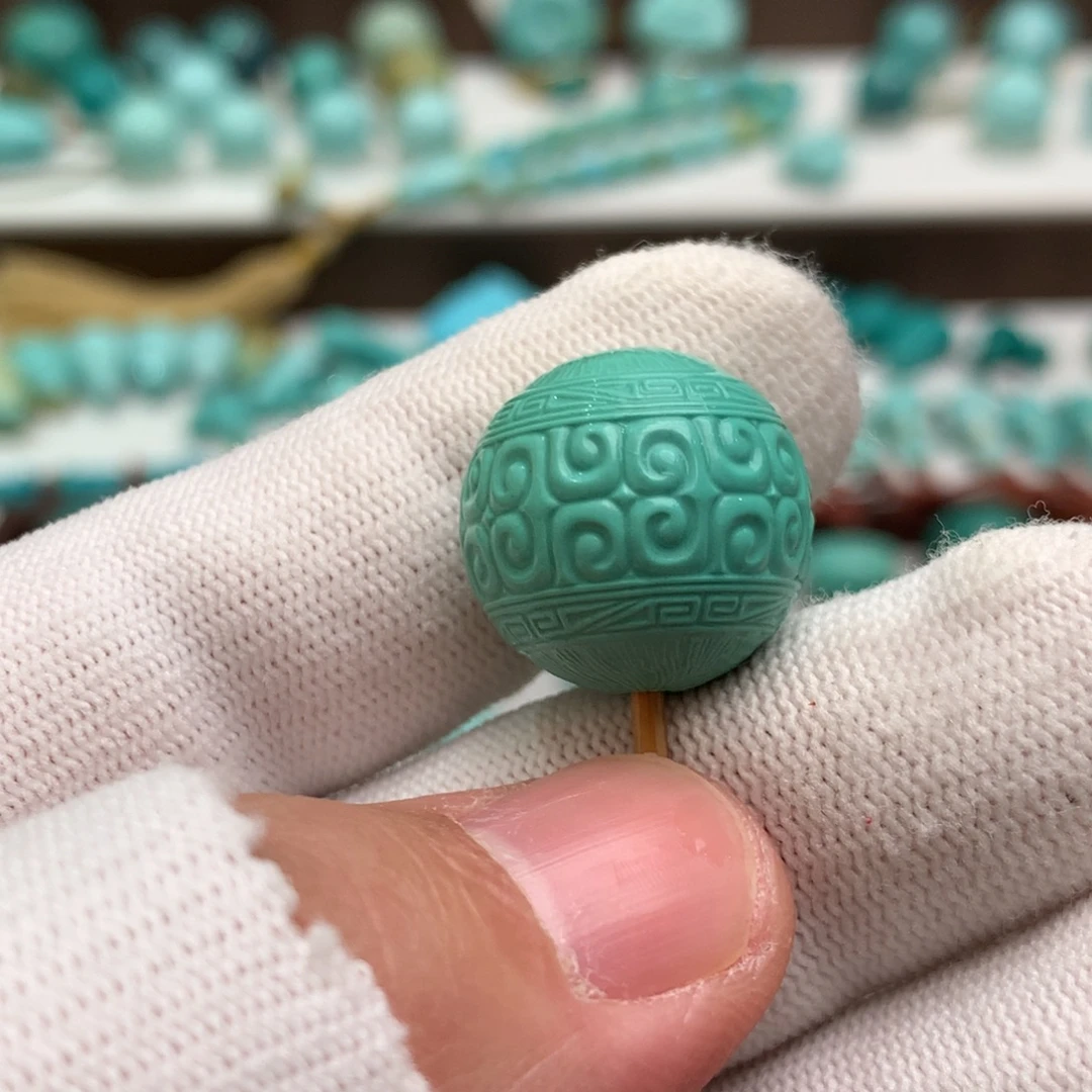 绿松石未镶嵌散珠