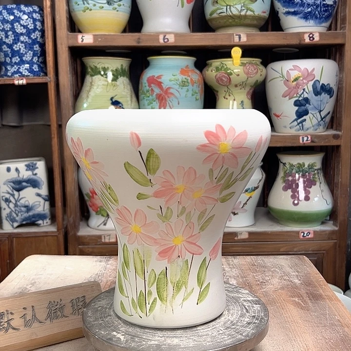 陶火窝向日葵 新款新款陶瓷陶瓷大微瑕