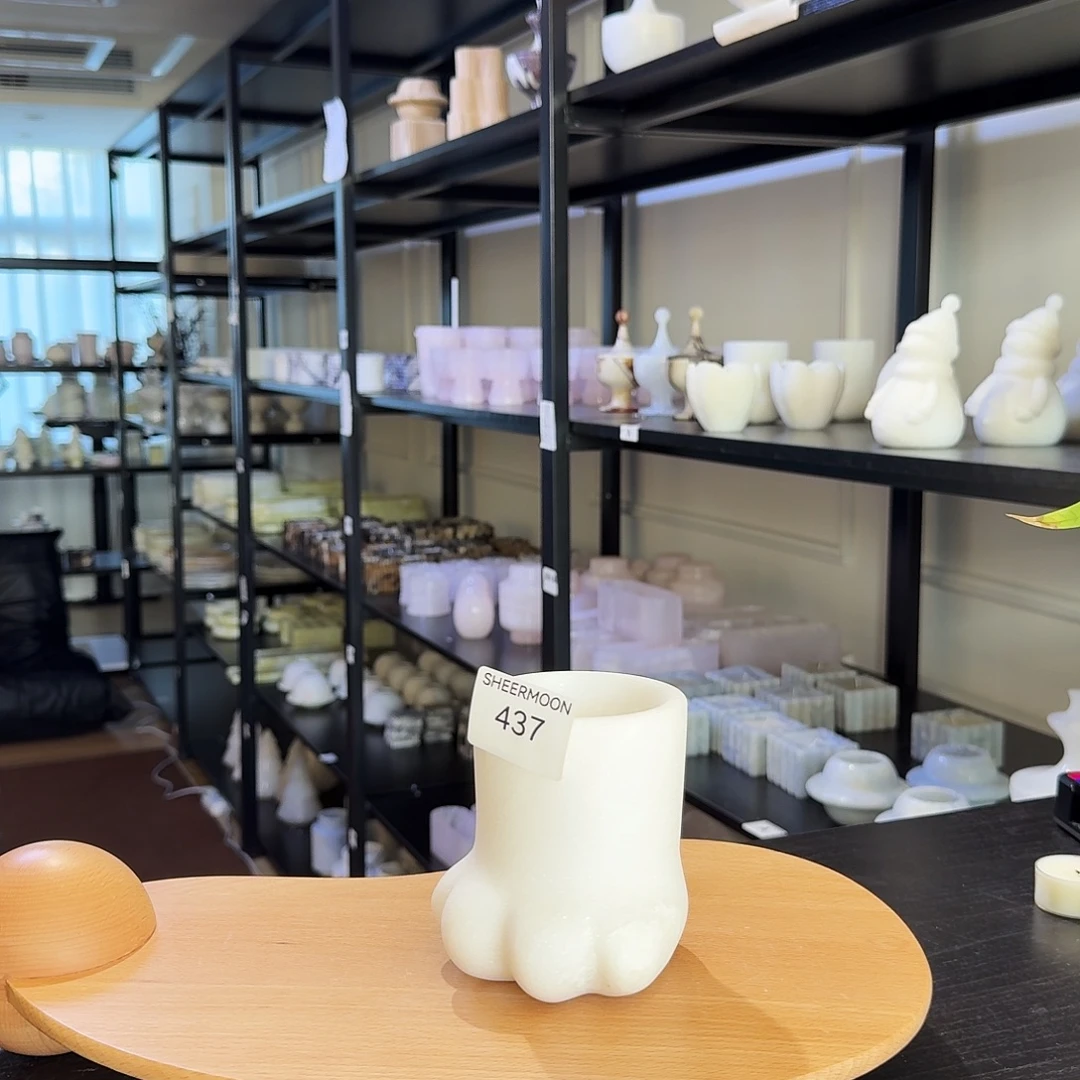 大理石487皇家白玉猫爪杯