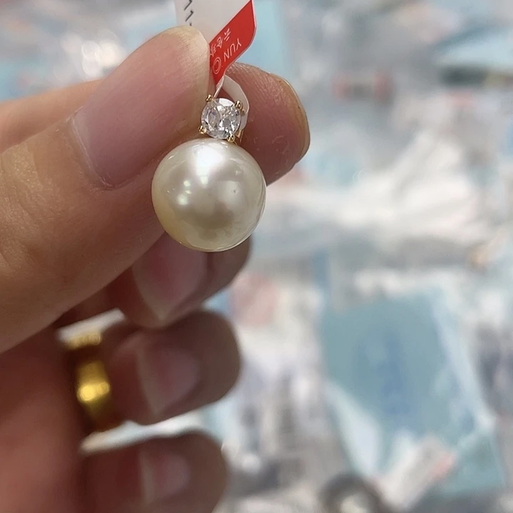 颈饰海水珍珠银S925镶嵌
