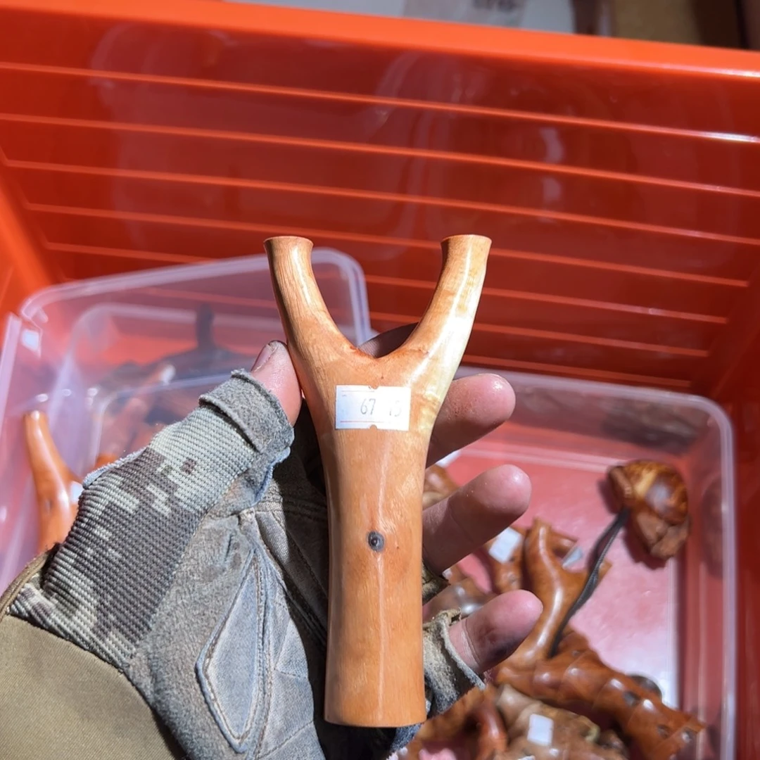 不***❧火琉璃树杈木弓手工制作