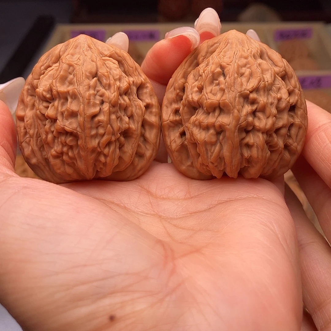 把件文玩核桃虎头王43