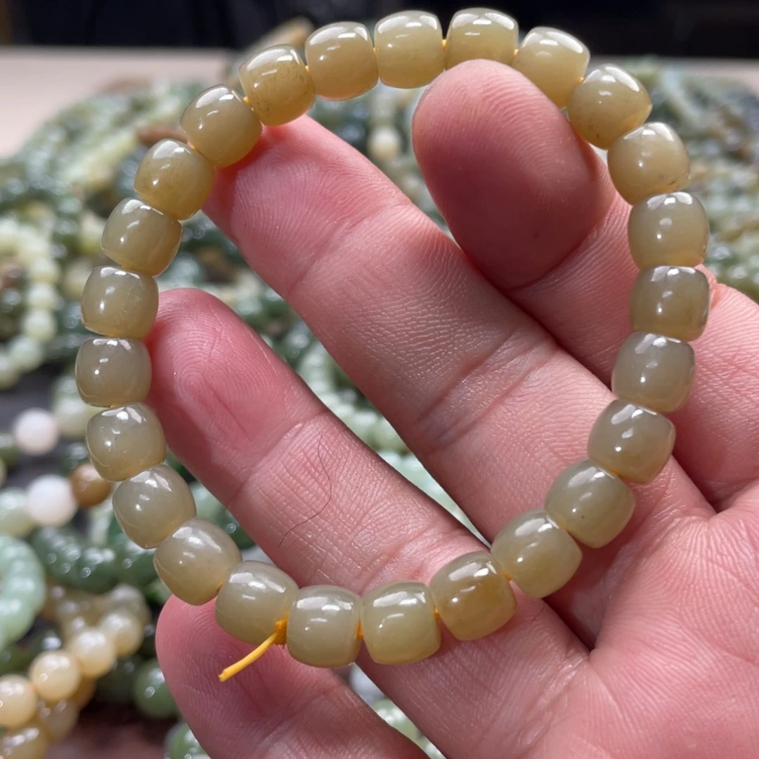 和田玉手链未镶嵌