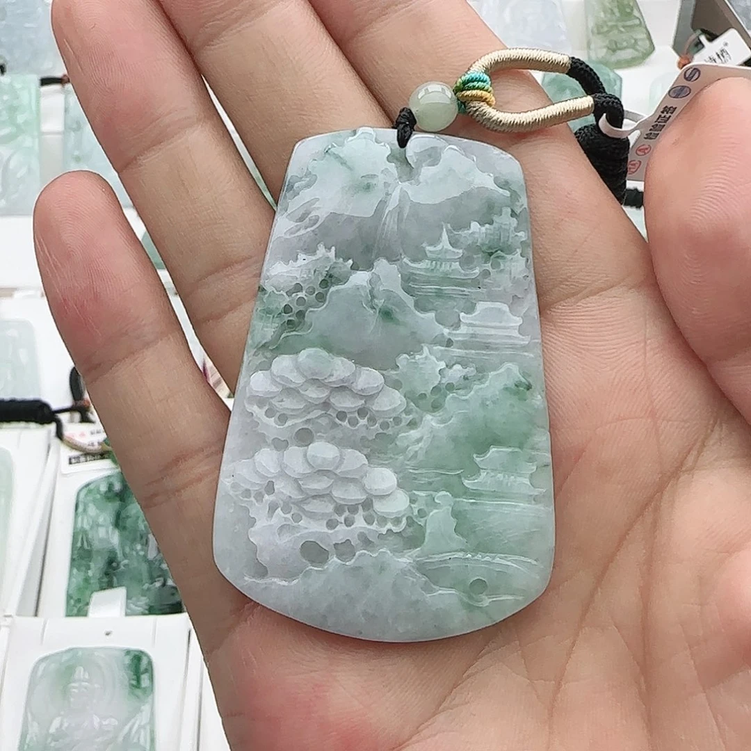 翡翠未镶嵌颈饰翡翠