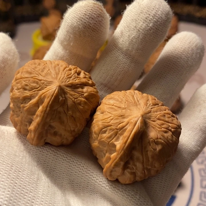 吊坠文玩核桃一帆风顺南瓜墩38