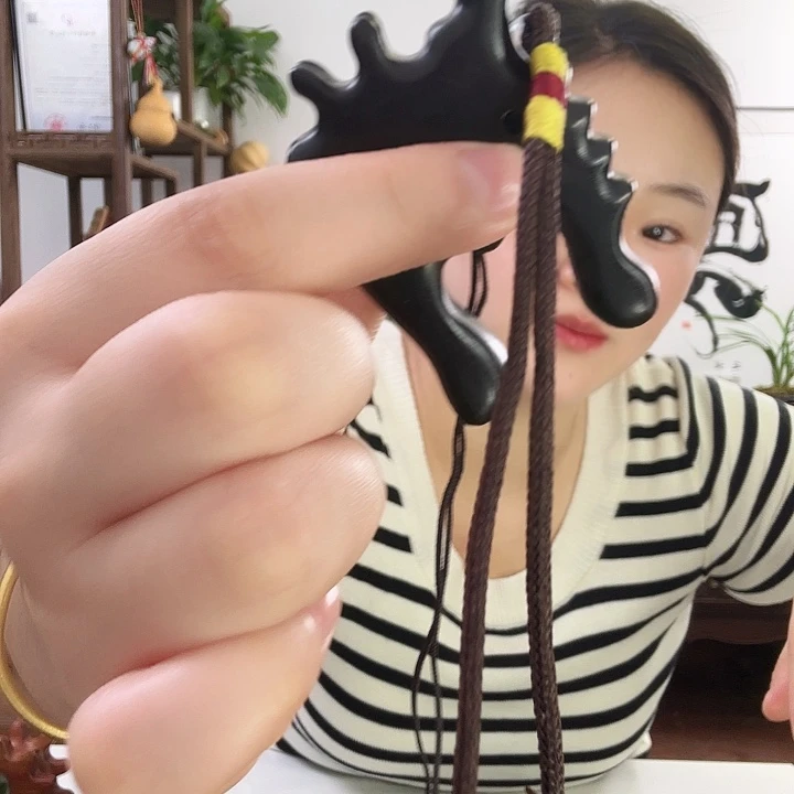 紫光檀龙手微瑕呲