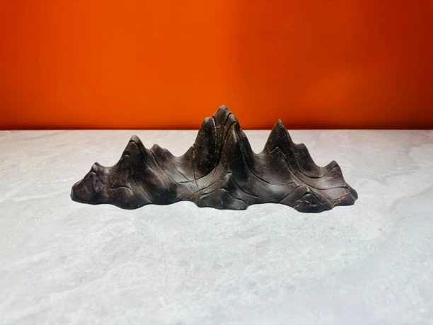 天然中式灵璧石山峰造型鱼缸造型家居观赏摆件尺寸25 7 8