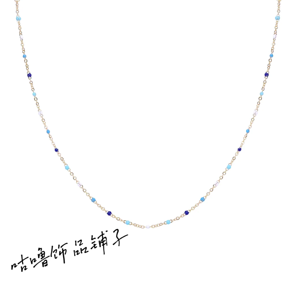 钛钢项链 百搭法式中国风欧美风小众项链
