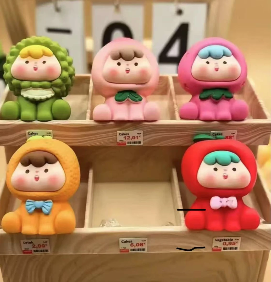 【30个随机款】网红水果崽崽diy摆件车载创意工艺品