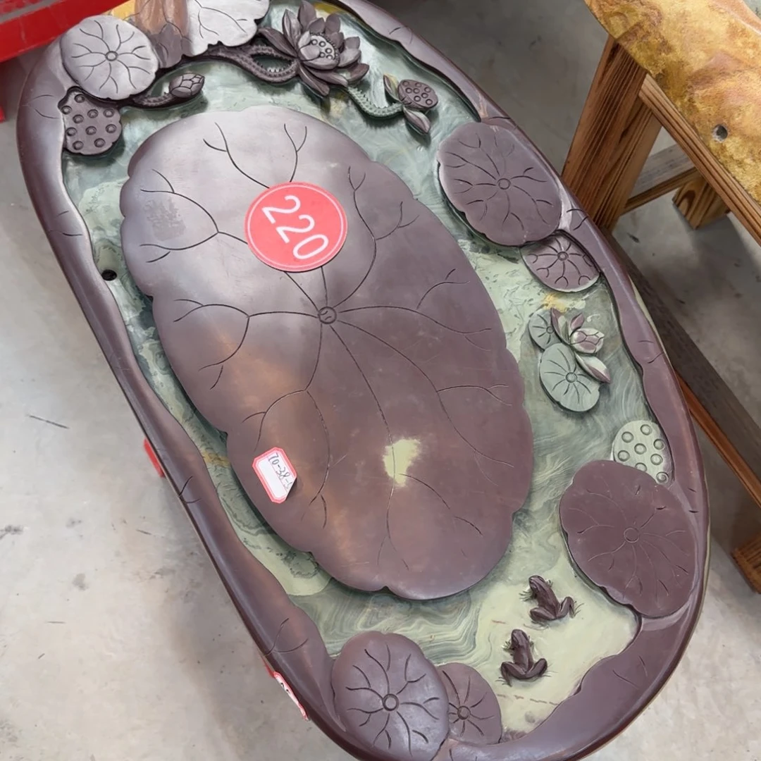 博*220号70-38-5荷花茶盘