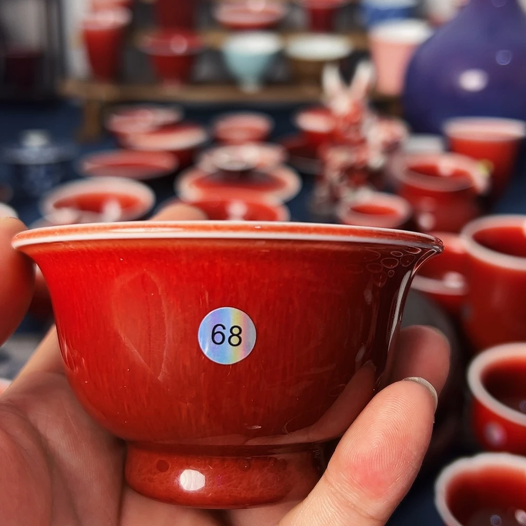 W*M景德镇陶瓷原矿郎红茶具微瑕