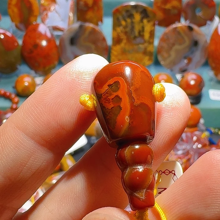 未镶嵌玛瑙/玉髓珠宝半成品