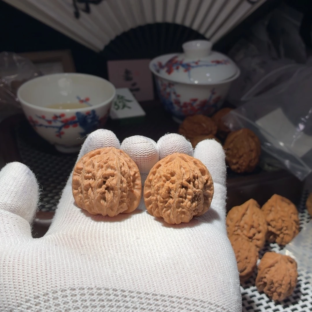 吊坠文玩核桃白狮子  体验 36