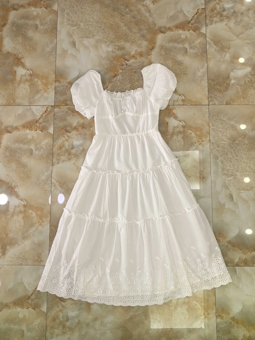 KYL可依莱时尚休闲纯色碎花连衣裙-DX5I0918