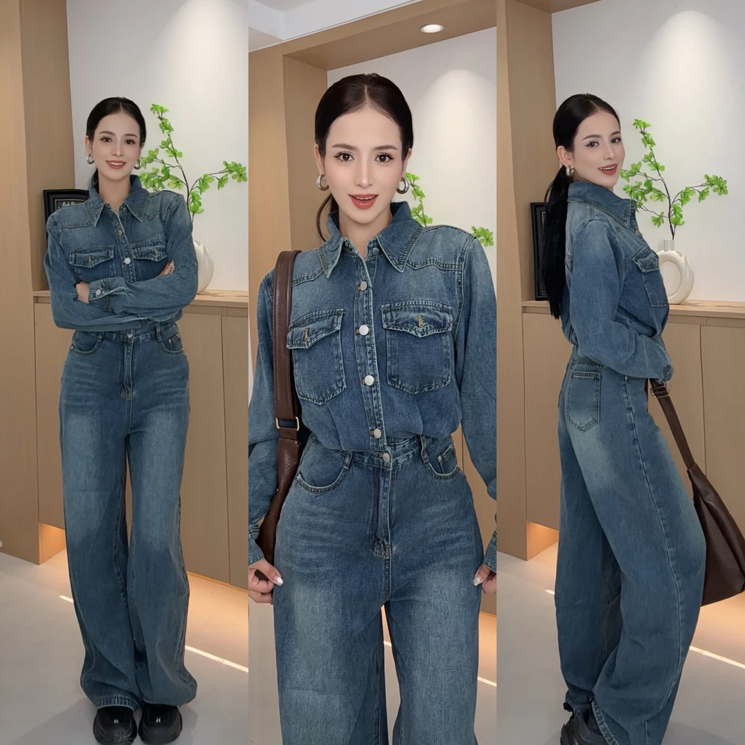 新疆包邮气质显瘦连体裤设计感薄款高腰连体高个子长裤H7059