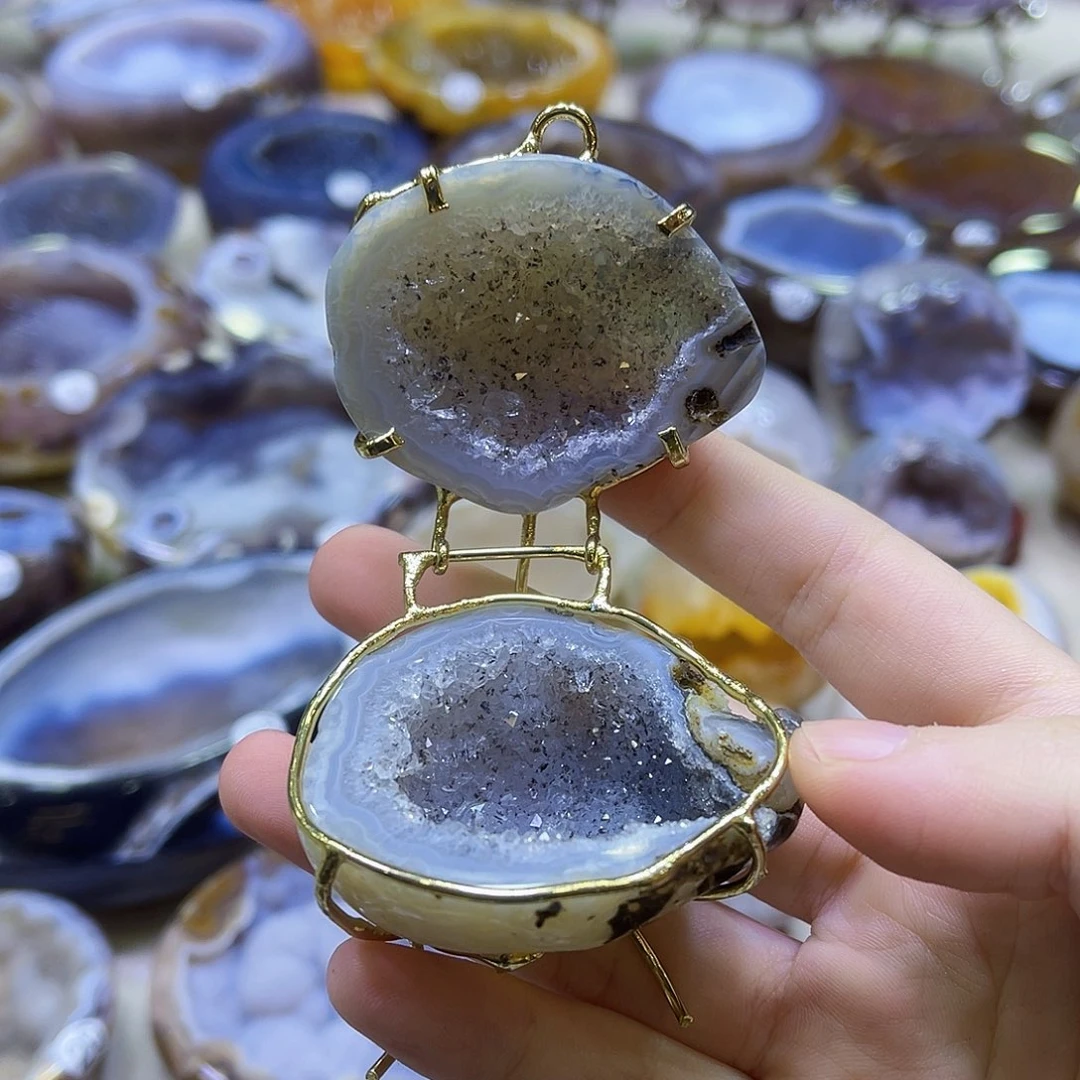 未镶嵌水晶珠宝半成品