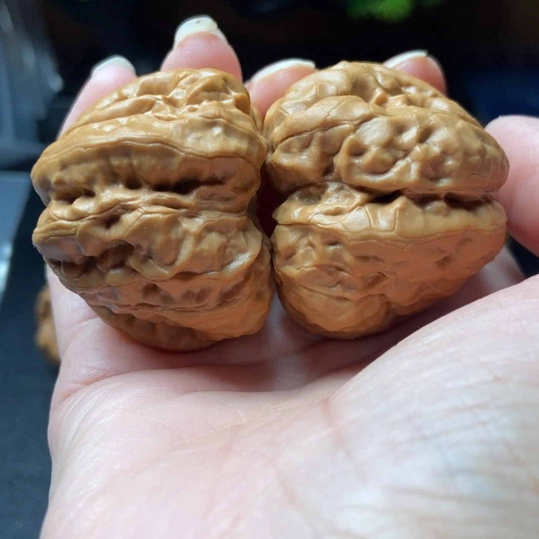 文玩核桃把件蛤蟆头42