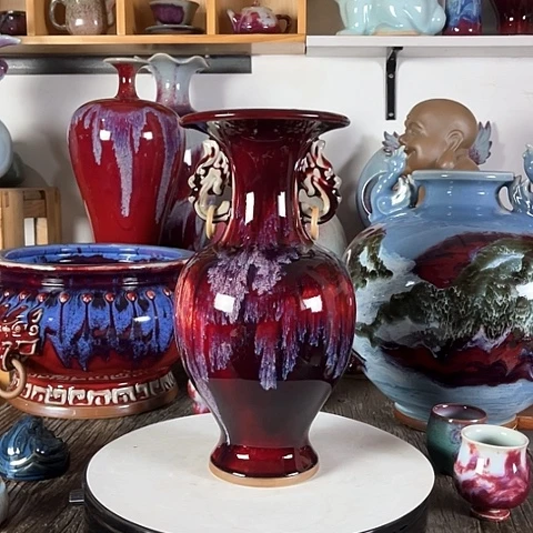 瓷片神垕镇钧瓷艺术