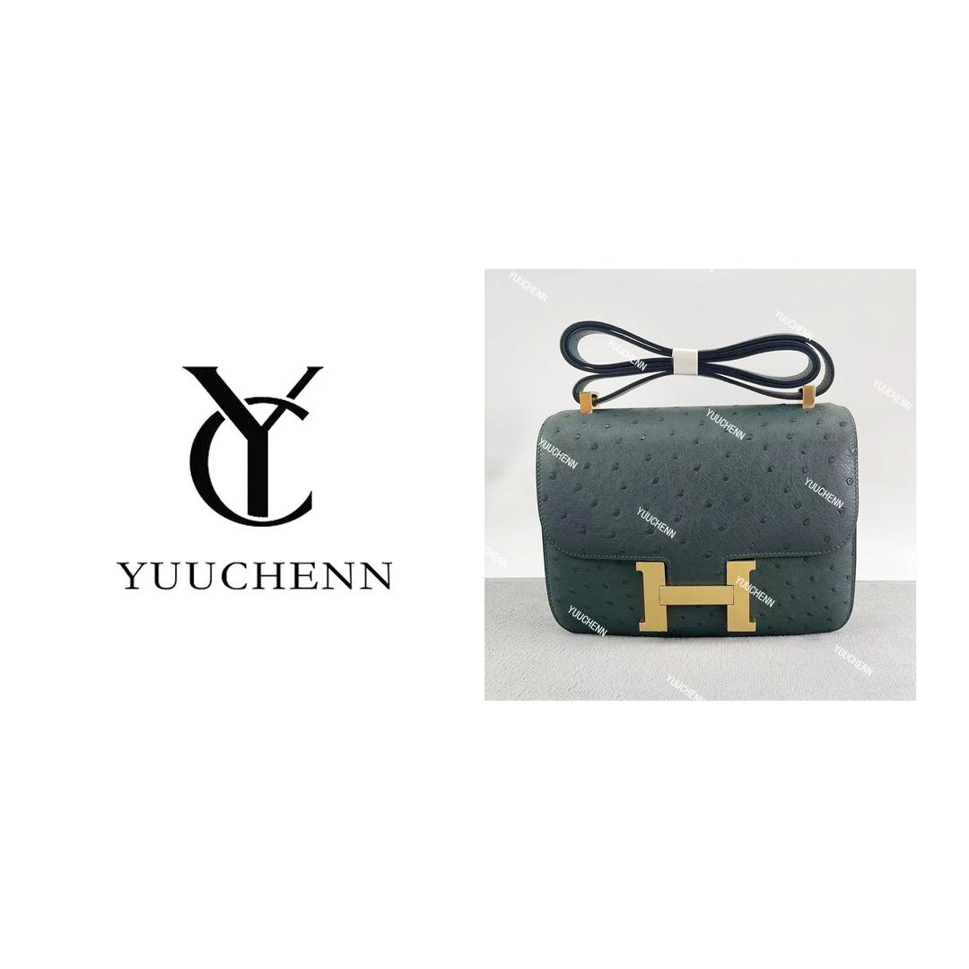 YUUCHENN【手工定制】24cm原创设计高定真皮包 HH4561