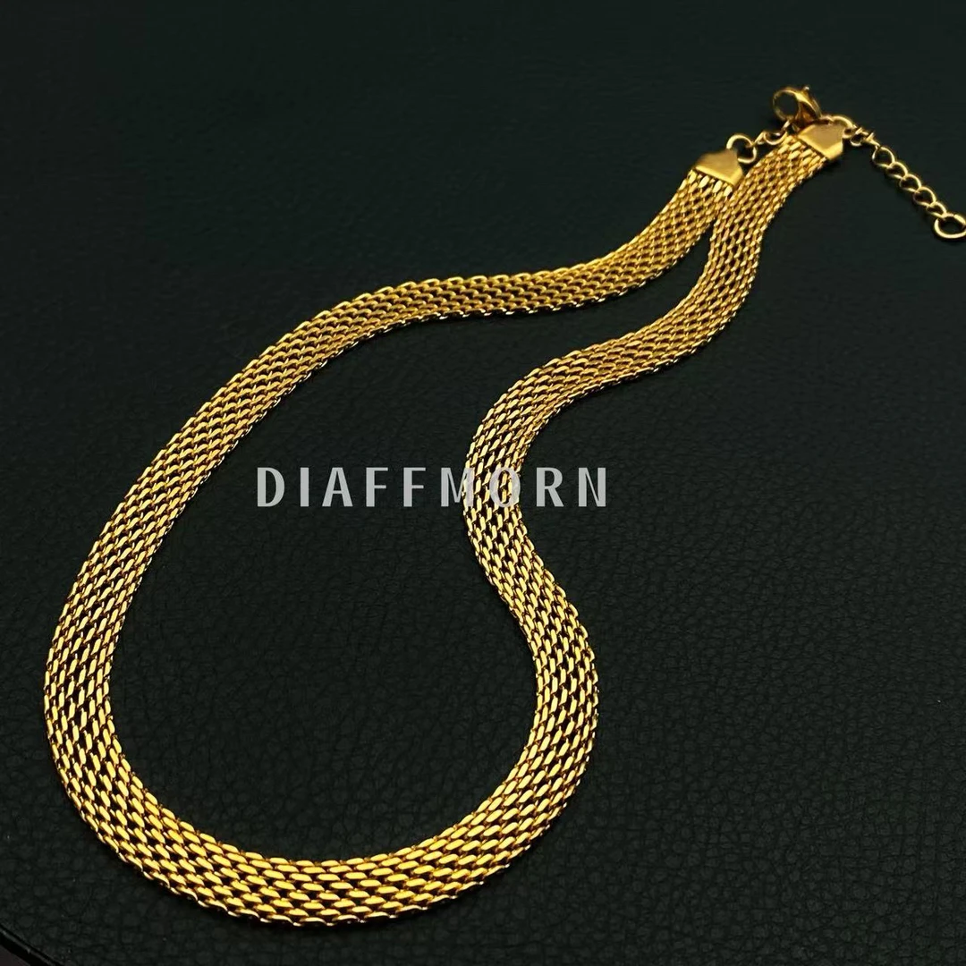 钛钢项链 Y·M“芳华一梦”法式女素款小众极简项链