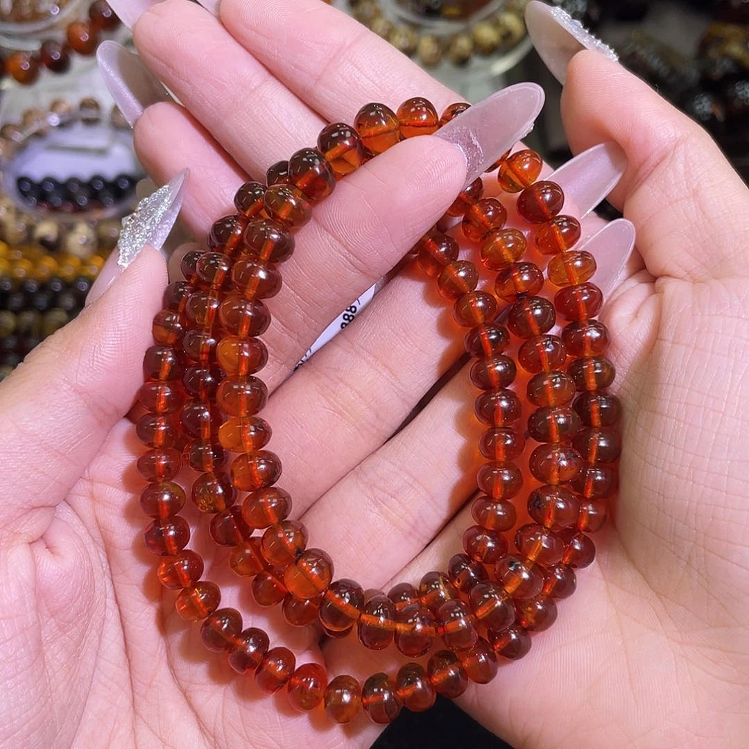 裸石琥珀未镶嵌抚顺琥珀7+高净血珀