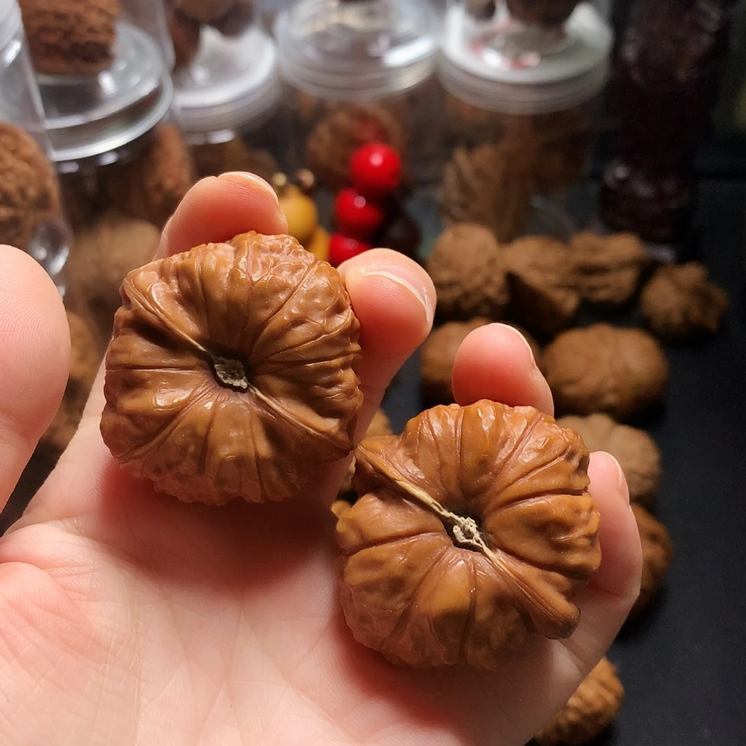 吊坠文玩核桃荷叶底南瓜