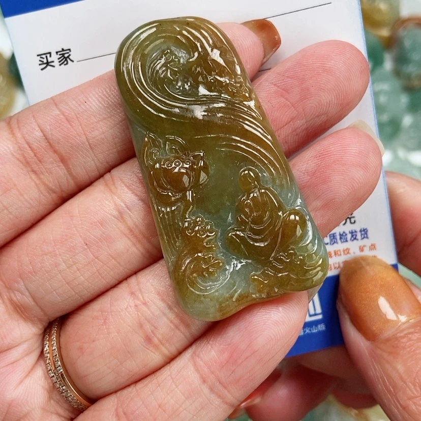 【闪购商品】翡翠颈饰未镶嵌悟道