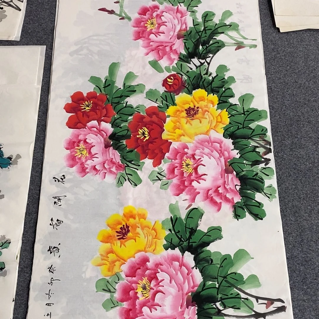 国画画画真的画画