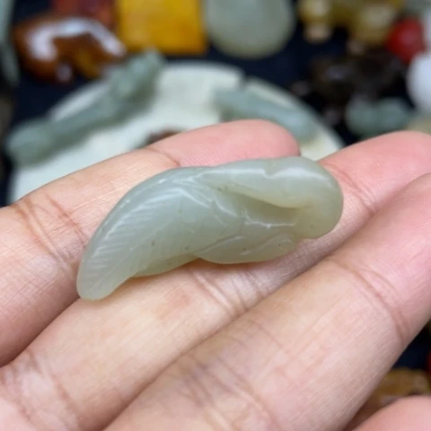 和田玉未镶嵌颈饰111