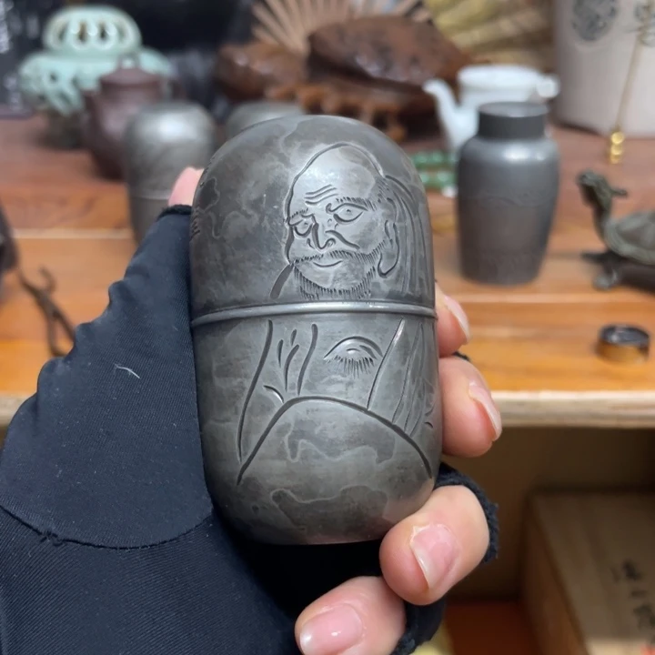 图*图锡中古工艺品摆件