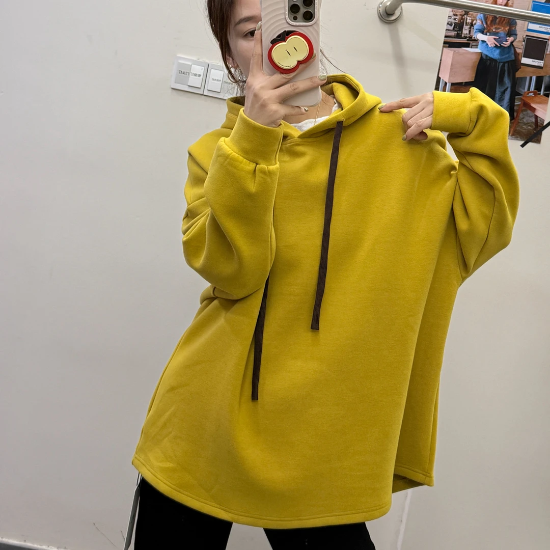 【Hi 妞】德绒连帽卫衣