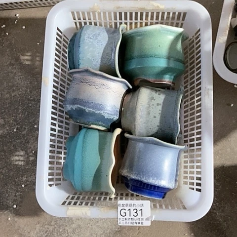 紫砂花盆131微瑕品口径7厘米左右尺寸的