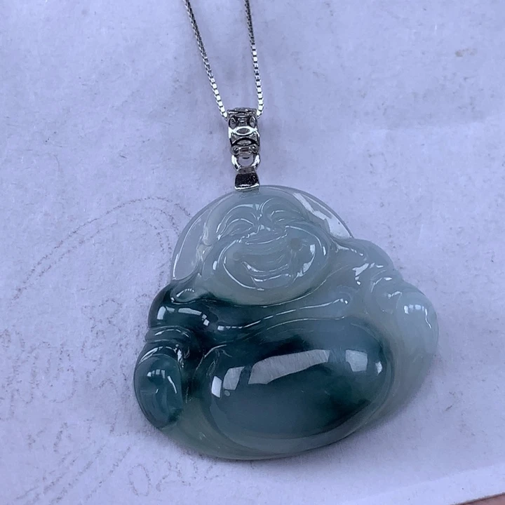 颈饰未镶嵌翡翠佛公