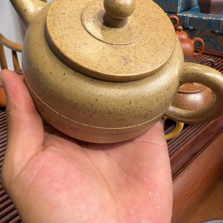 茶壶紫砂高温绿泥窑变300cc……