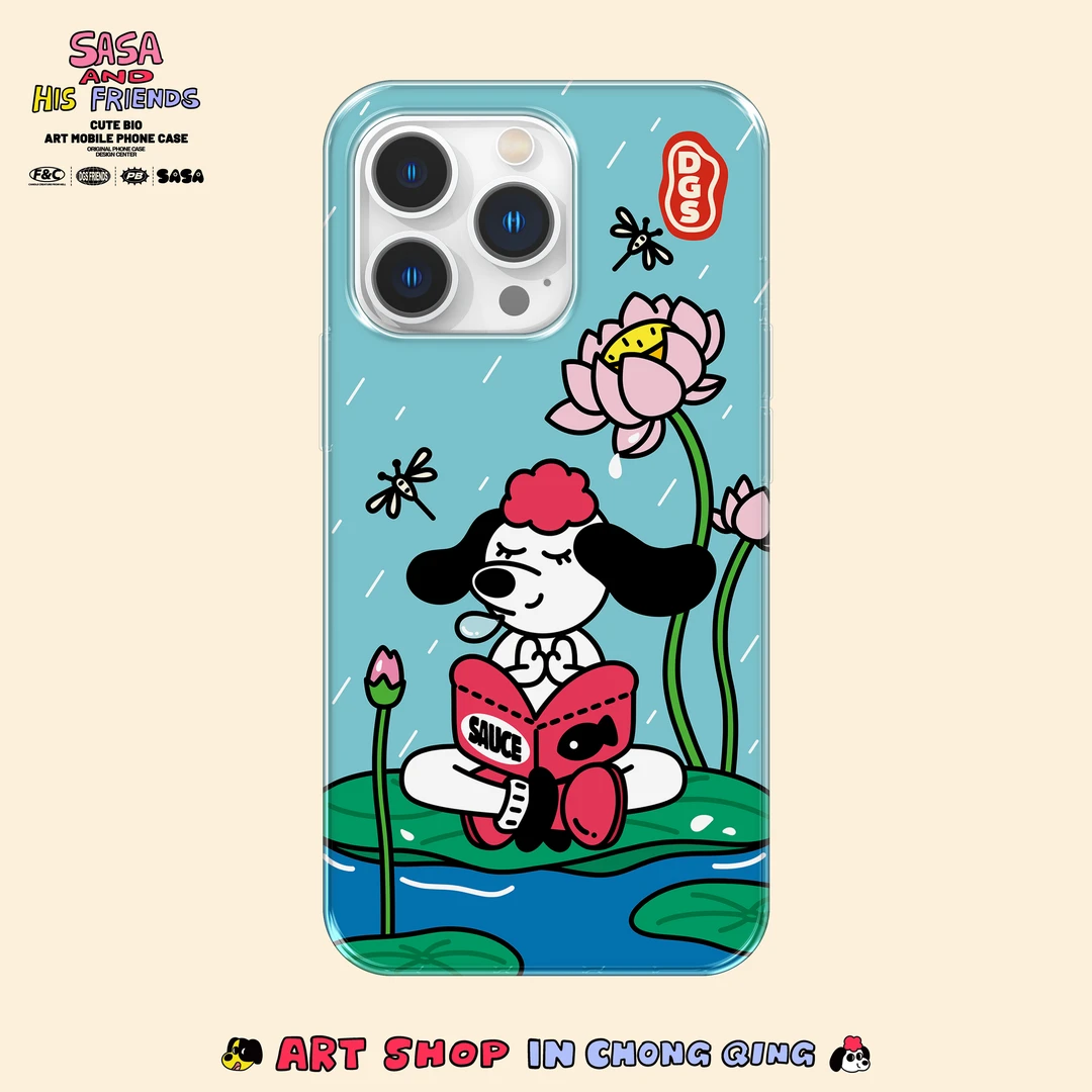 DGS新年系列-好事莲莲-适用苹果iPhone14-16promax系列手机壳