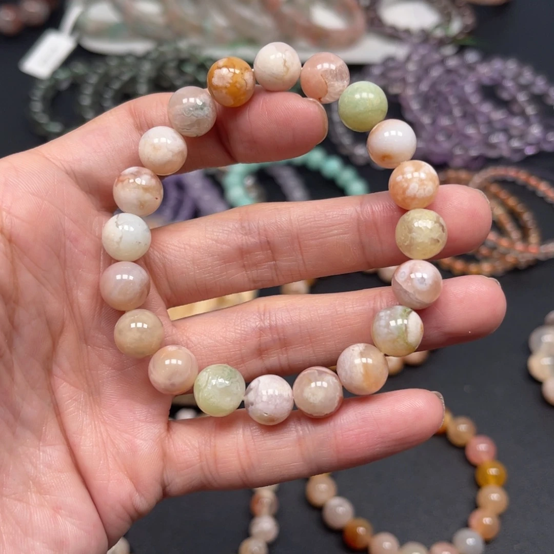 M***D未镶嵌手串水晶樱花玛瑙手串