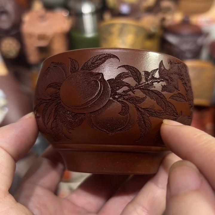 茶杯紫砂宜兴紫砂主人杯