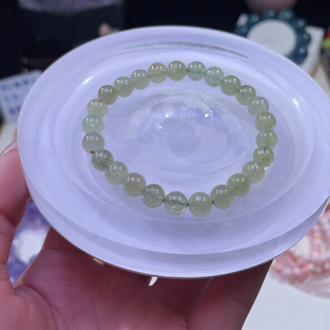 未镶嵌手链水晶阳光玫瑰沙弗莱7mm