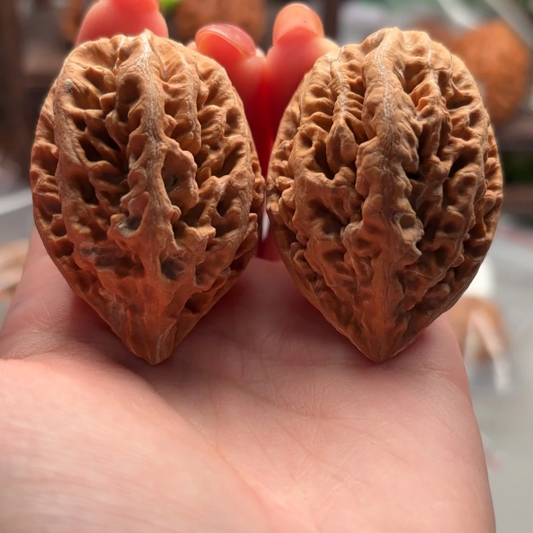 把件文玩核桃小蛙花皮18