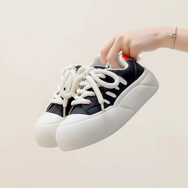 春夏新款春夏板鞋小白鞋运动休闲鞋厚底百搭学生潮XT136