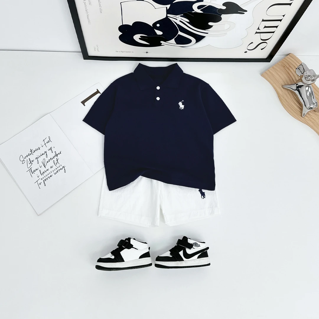 儿童夏装套装夏季2025新款男童短袖两件套 BDX25253 悠悠童话童装
