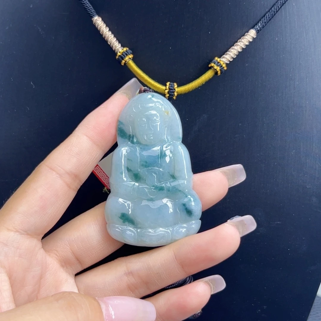 翡翠未镶嵌颈饰天然