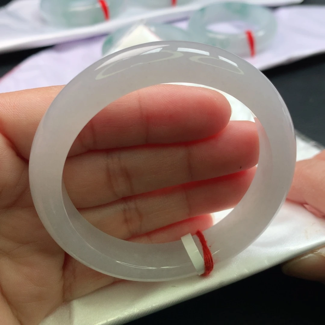 翡翠手镯未镶嵌缅甸53.54