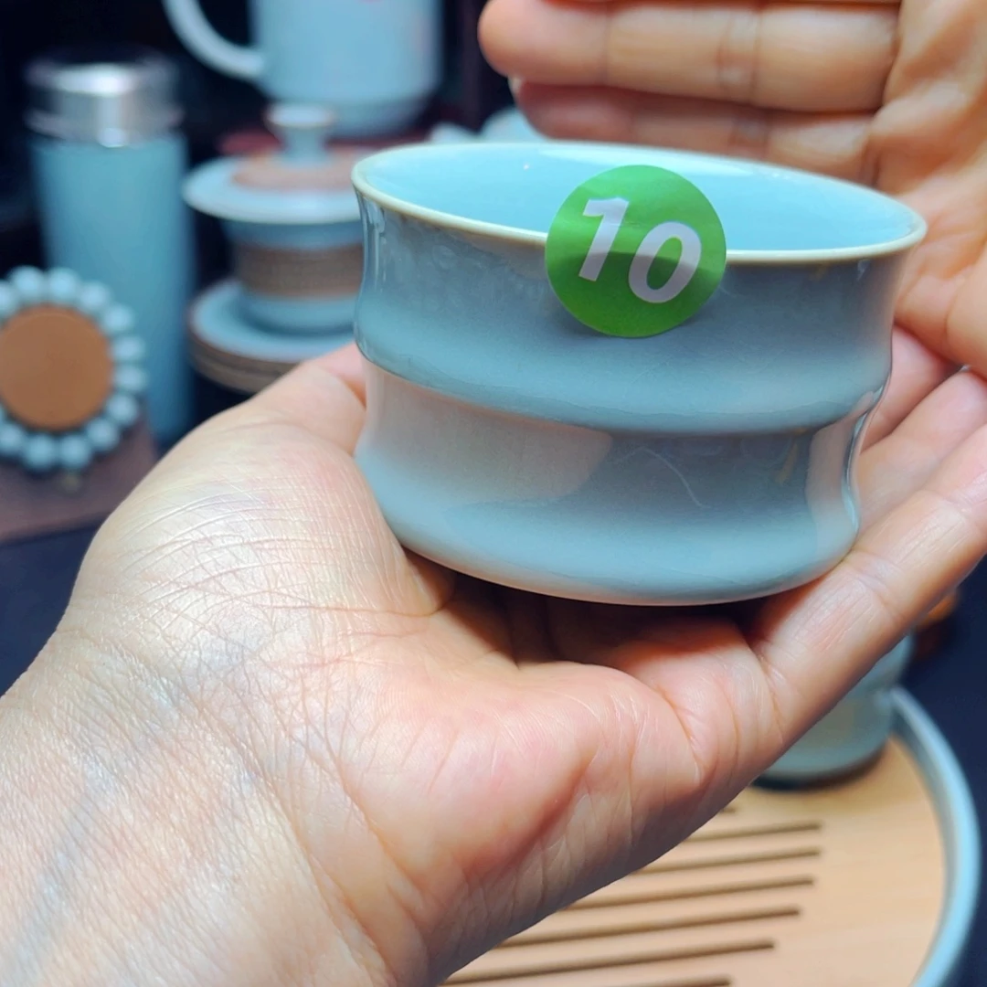 【闪购商品】汝州单壶，杯，河南汝瓷，串