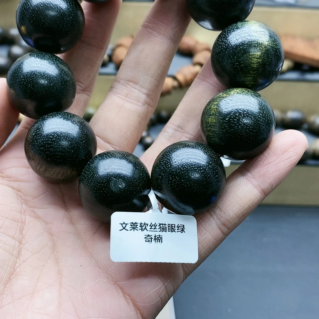 乌木类手串/手链a40莺歌绿