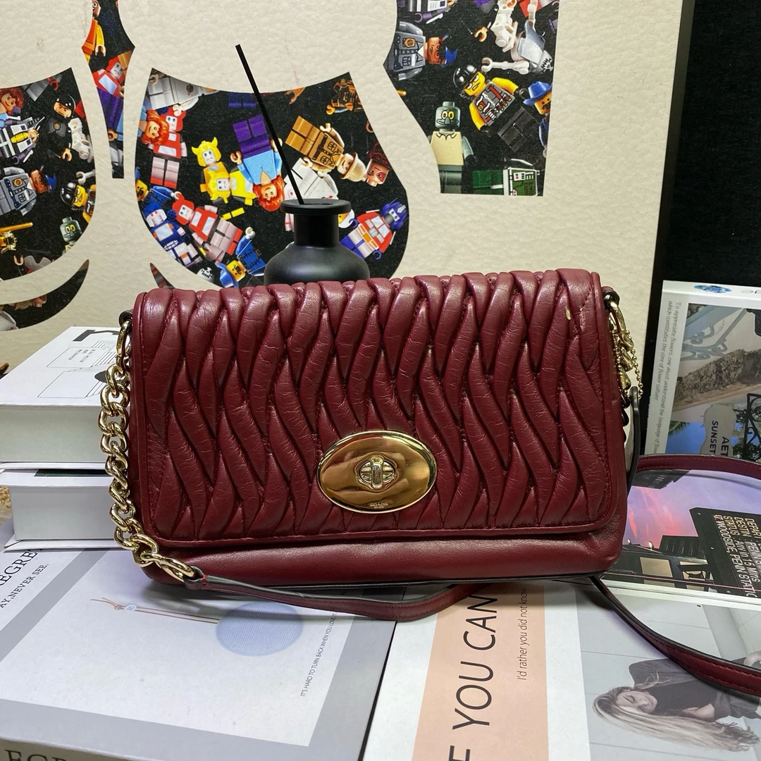 95新 COACH/蔻驰 22884斜挎包23*14