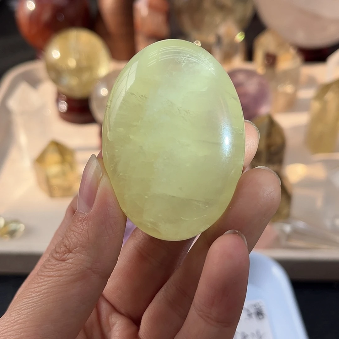 未镶嵌珠宝半成品水晶154黄水晶肥皂