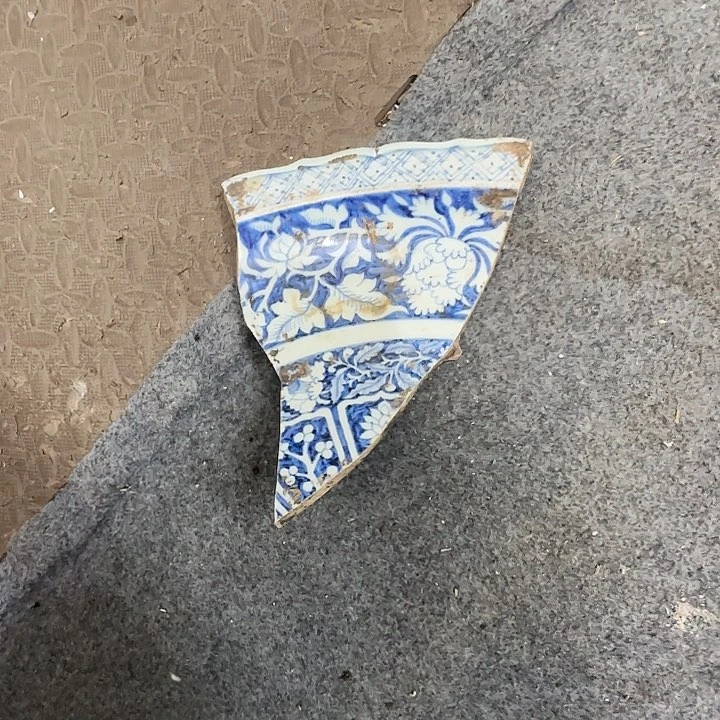 摆件用****6陶瓷青花瓷片标本