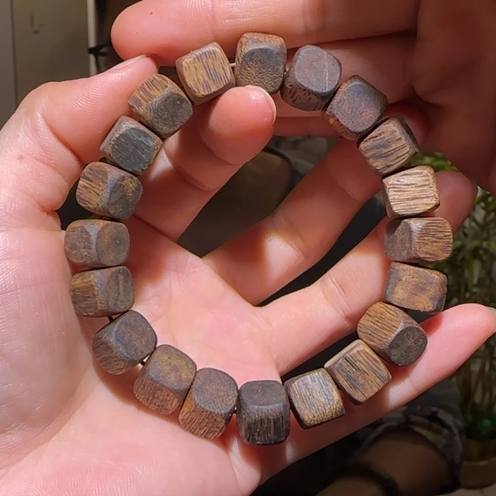 手串沉香虎斑棋手串14.5克